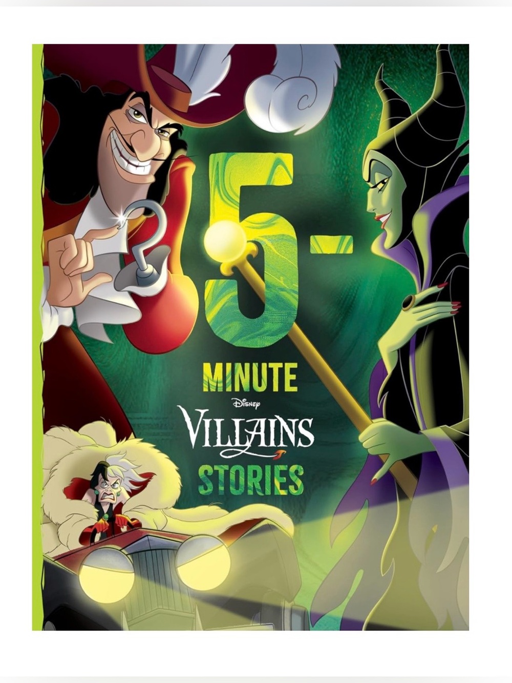 Disney Villains 5-Minute Stories - Green & Purple Artwork